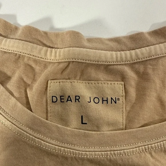 Dear John Women's Beige Short Sleeve Tee - Picture 2 of 5